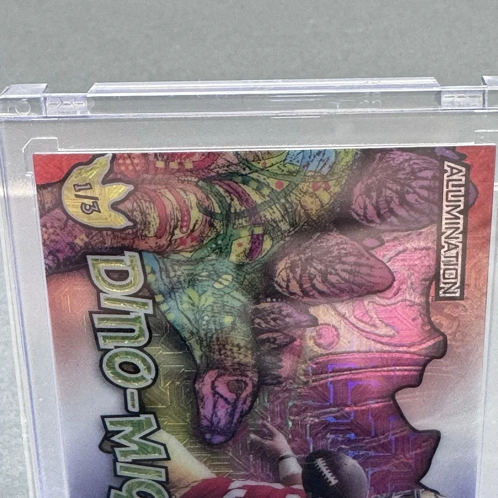 Brock Purdy Dino-Might Illumination‎ Wild Card Football QB Insert Parallel